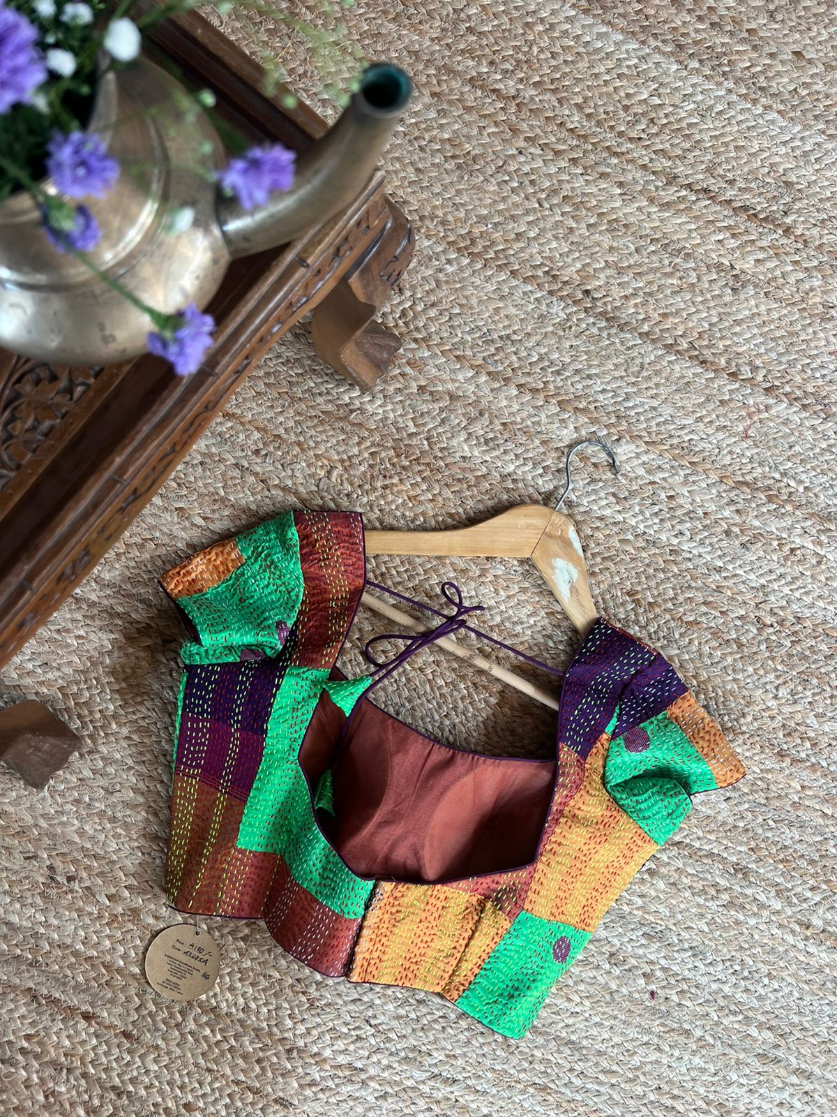 Kantha Silk Blouse