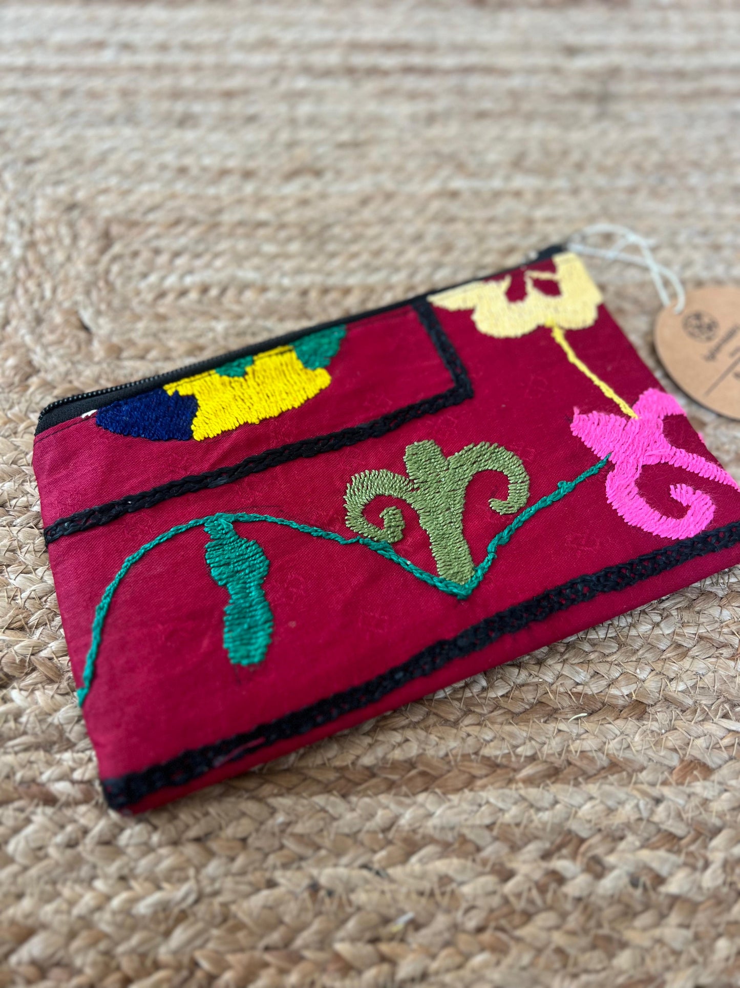 SUZANI EMBROIDERED POUCH