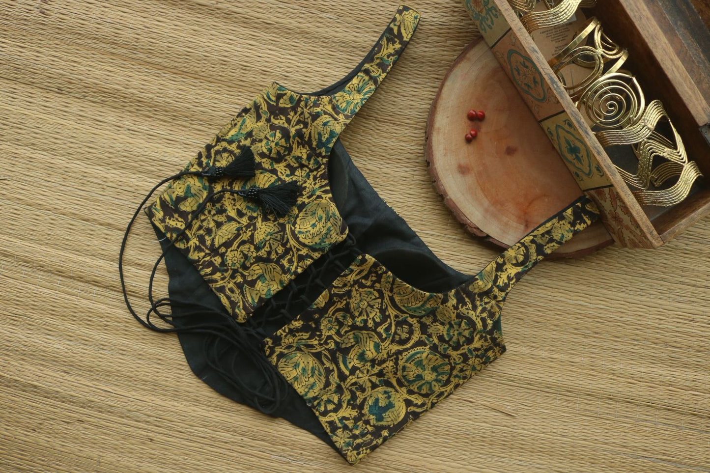 PEDANA KALAMKARI CORSET BLOUSE