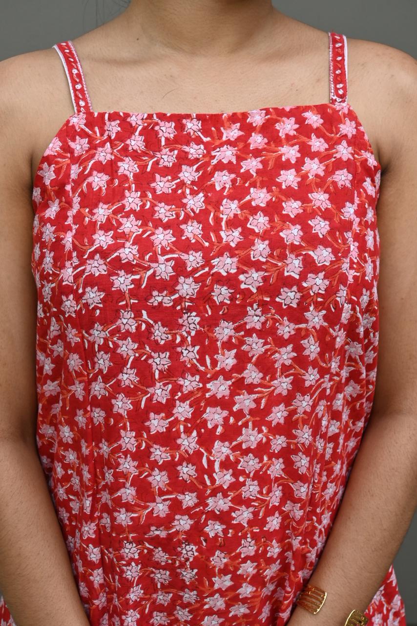 Blockprinted dress~Chameli