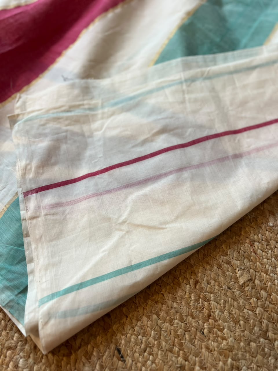 STRIPED COLOUR kara saree