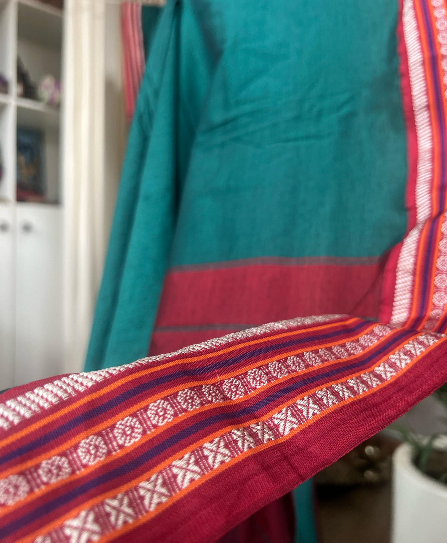 PLAIN GREEN SAREE ( Pre loved sarees)
