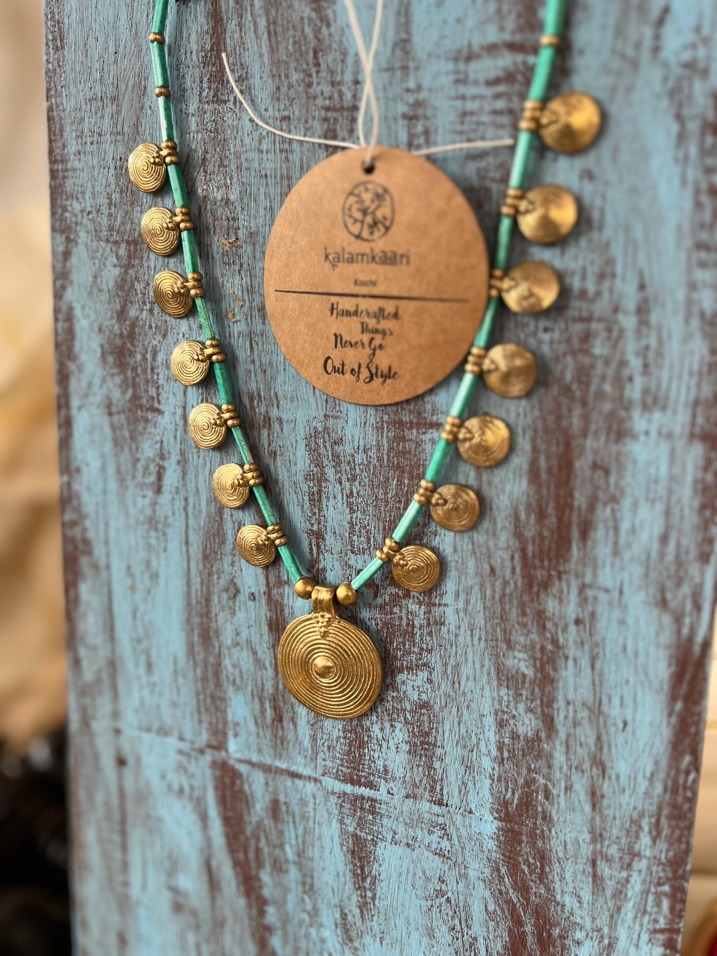 COLORED COIN PENDANT