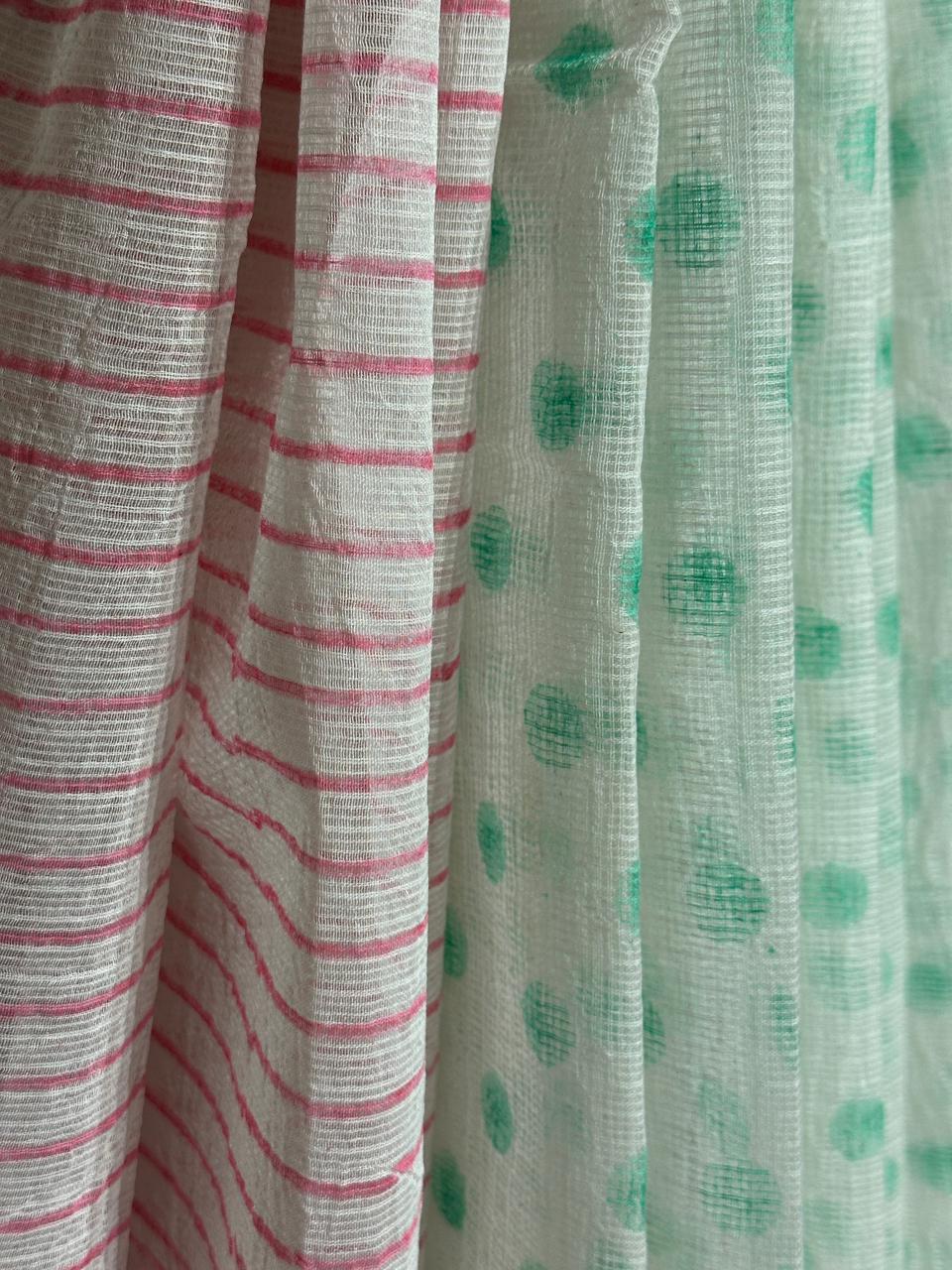 HAND BLOCK PRINTED KOTA SAREE