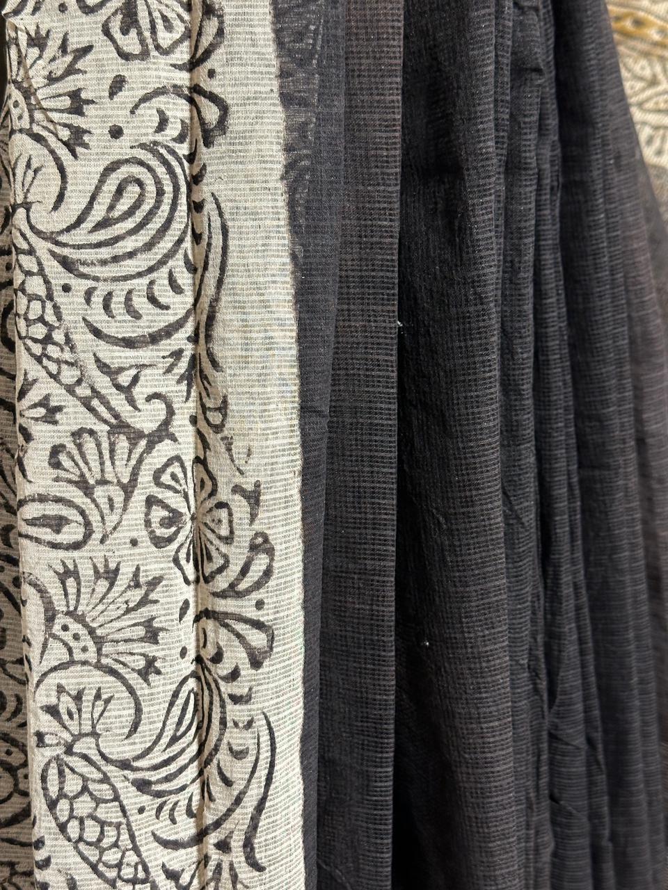 HAND BLOCK PRINTED KOTA SAREE