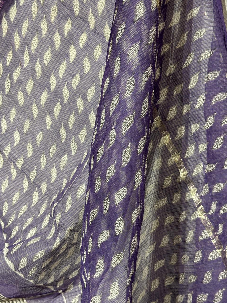 HAND BLOCK PRINTED KOTA SAREE