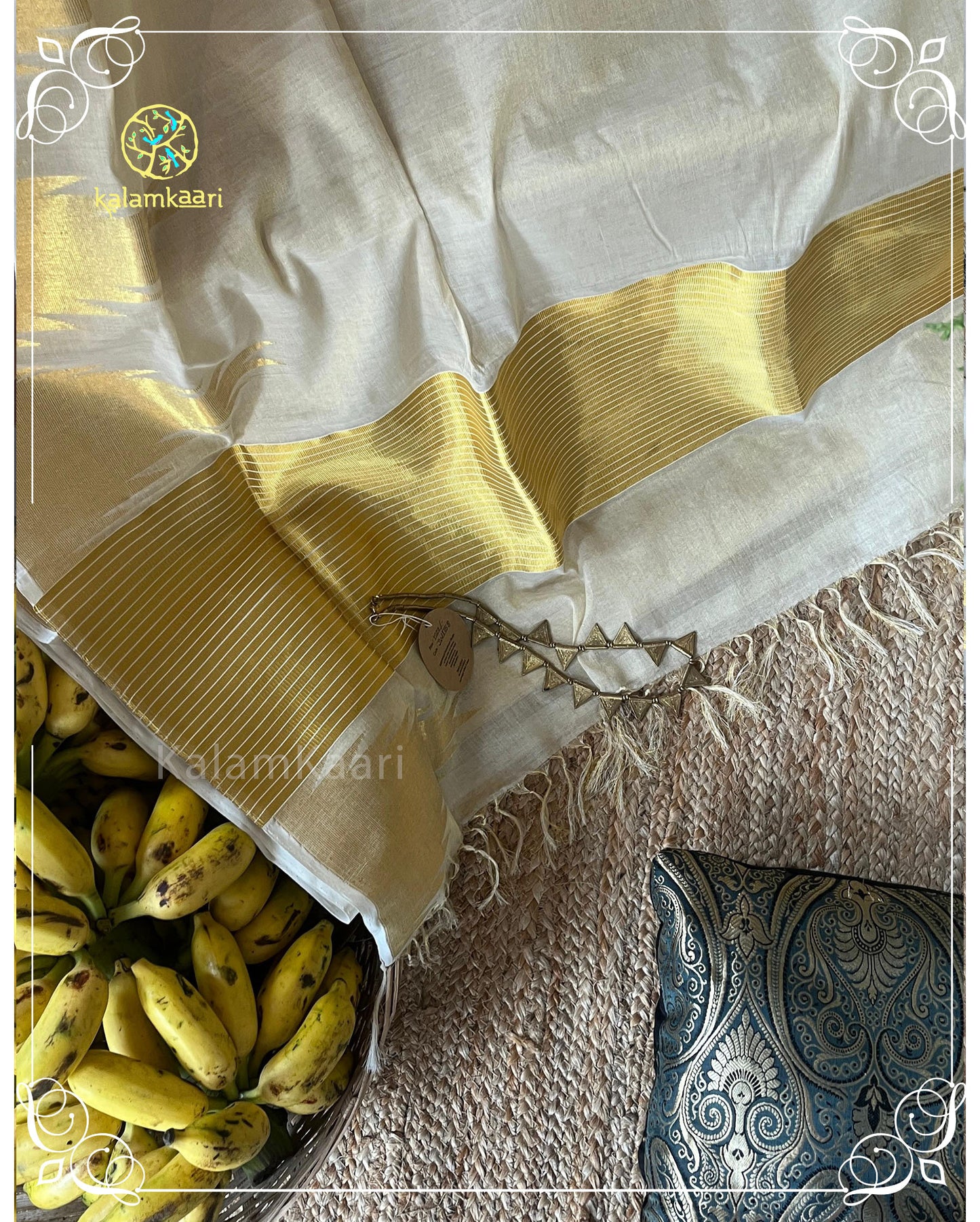 KOMMA GOLD TISSUE SAREE