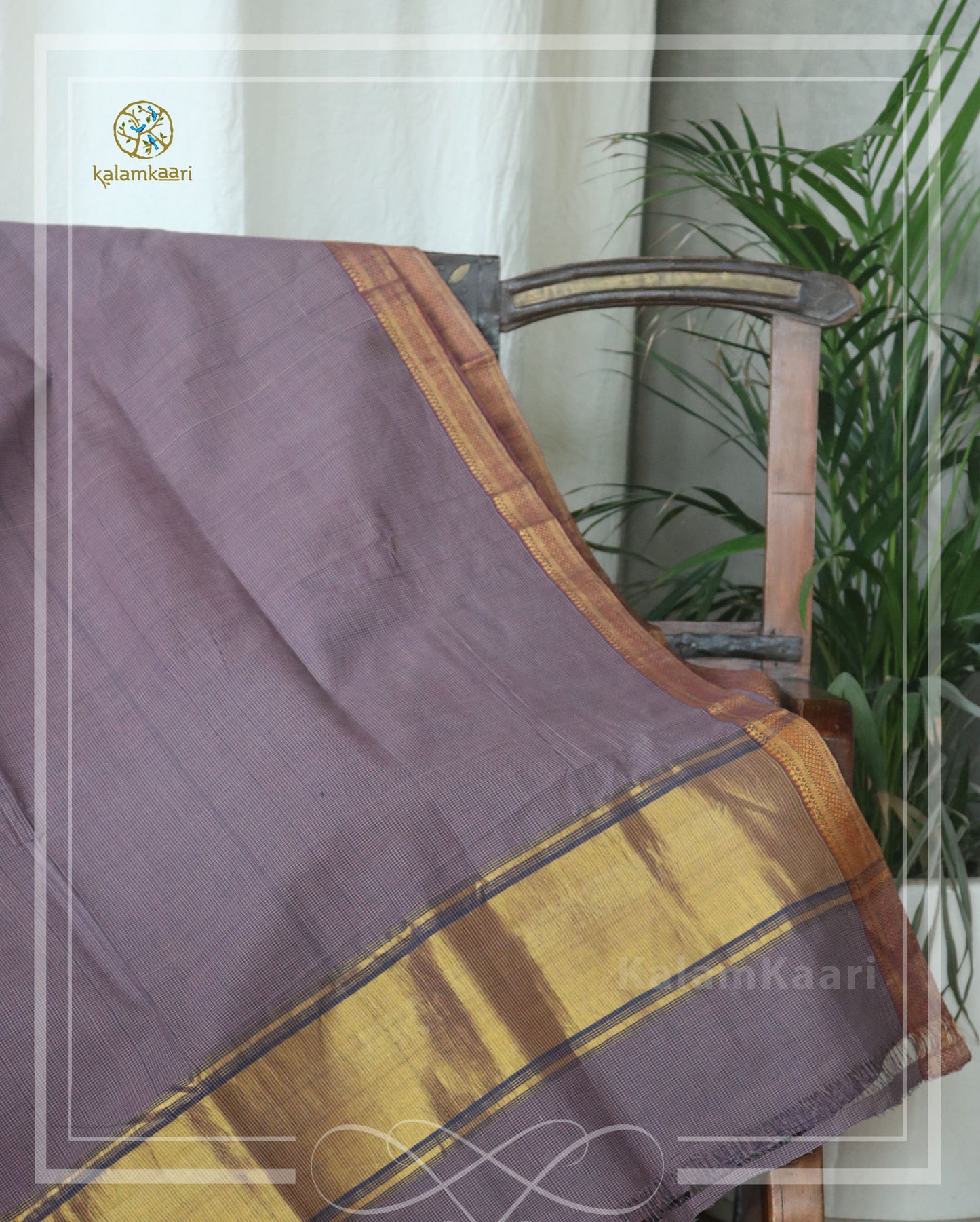 Checkered Mangalgiri saree (RELOVE)