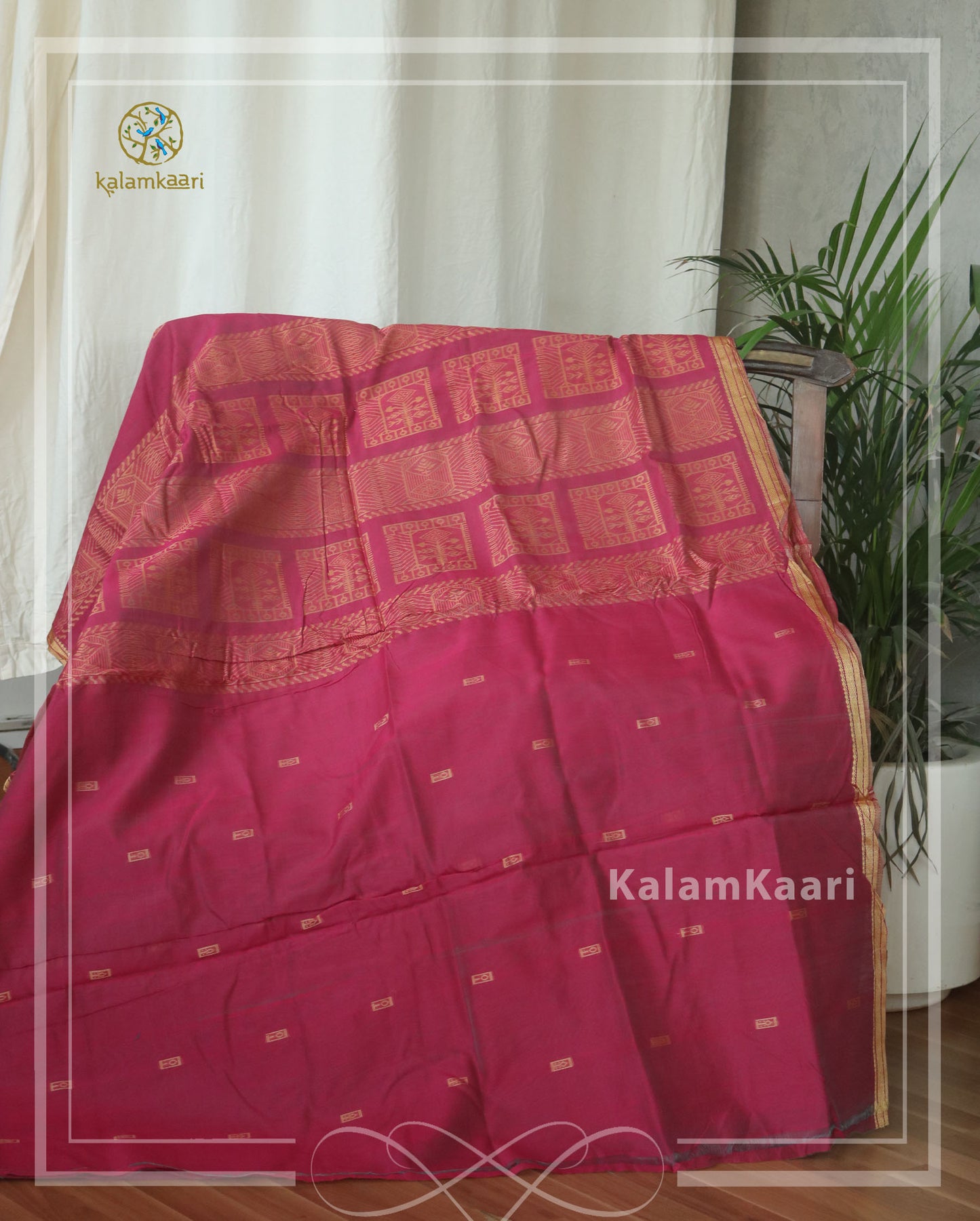 Silk cotton saree (RELOVE)