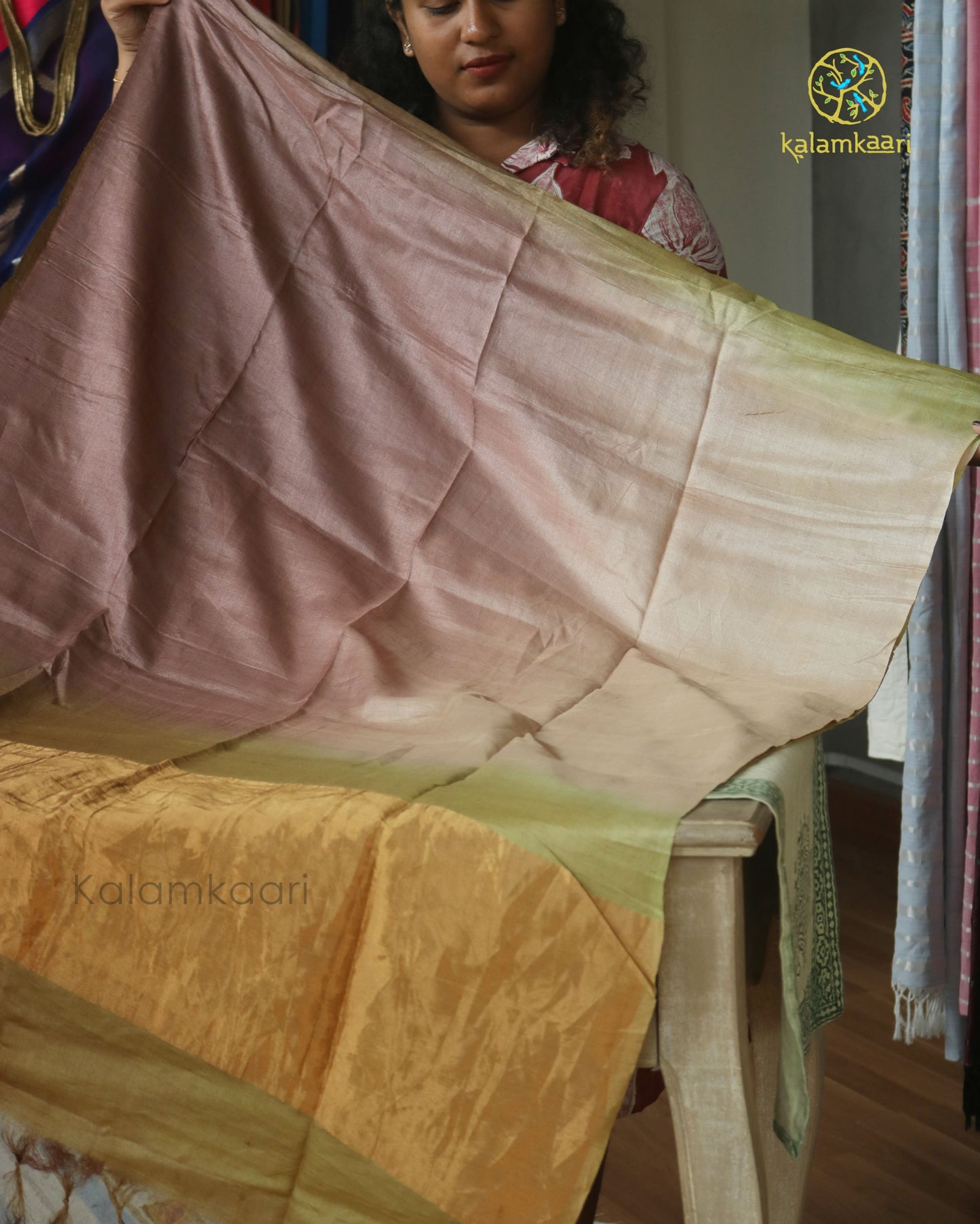 Tussar silk Dupatta