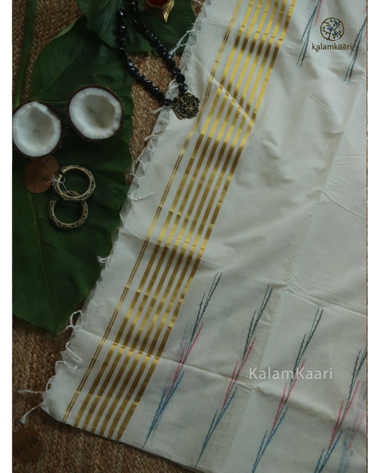 VALLY BUTTA MULTICOLOUR KASAVU SAREE