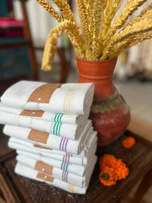 Kerala Muslin Thorthu (bath towel)