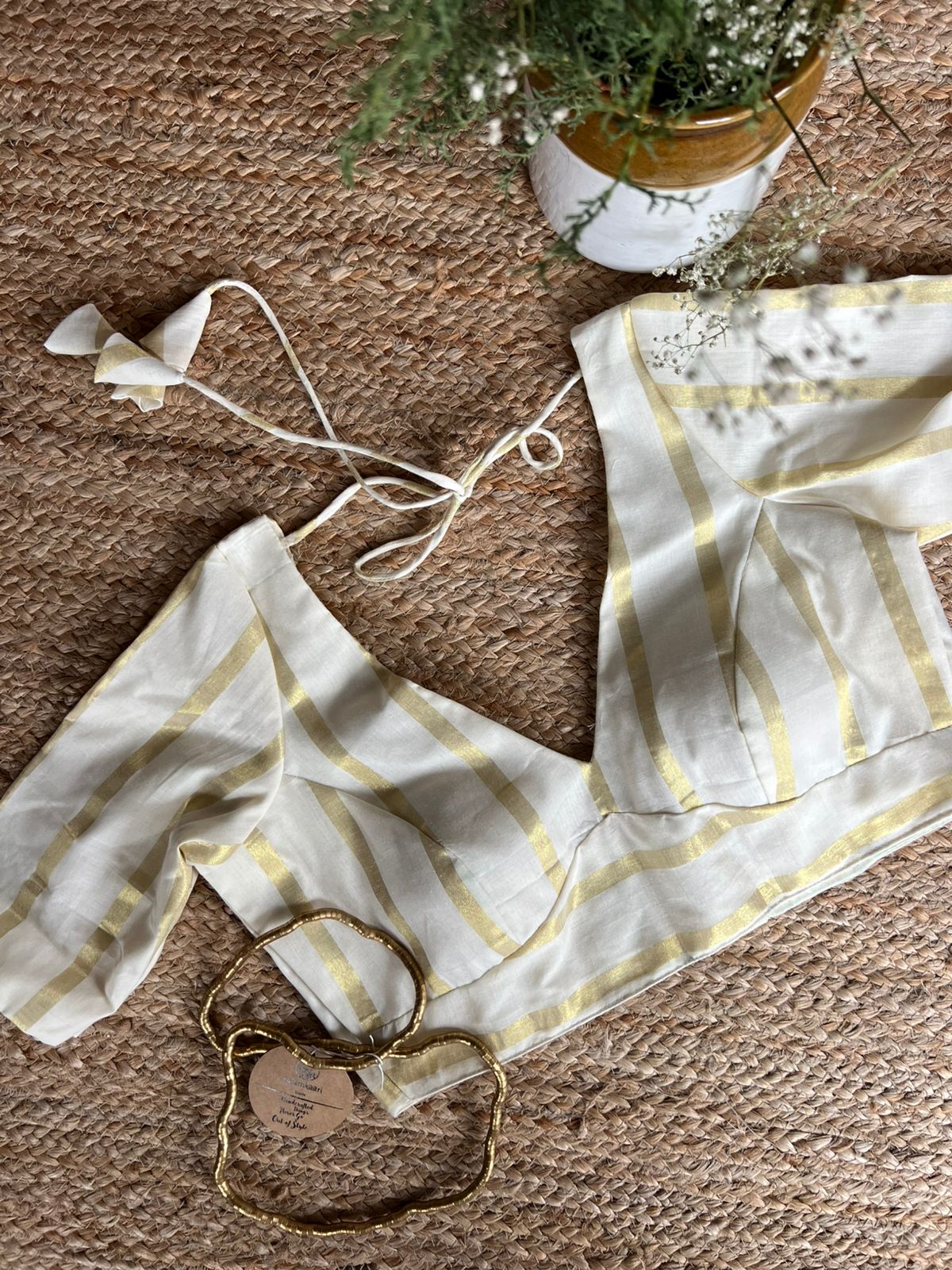 Kasavu striped Blouse
