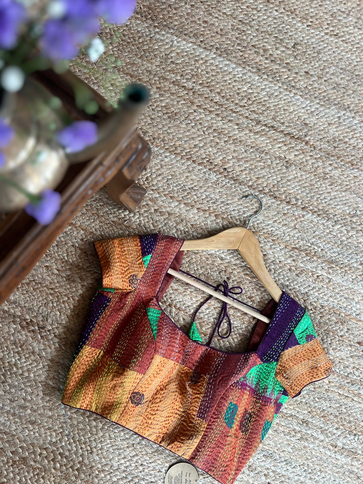 Kantha Silk Blouse
