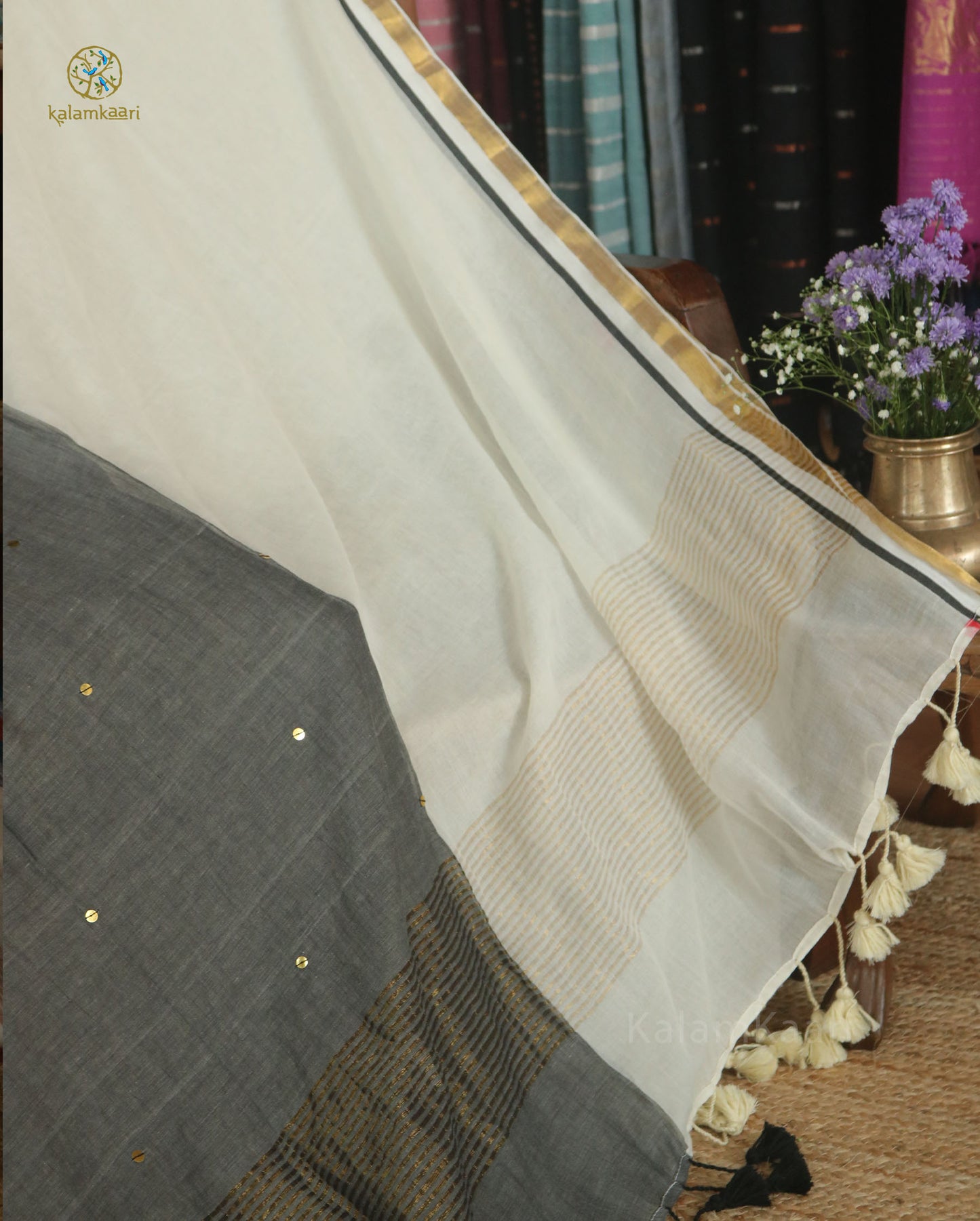 Mul cotton saree