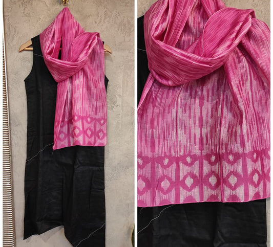 SHIBORI SILK COTTON STOLE