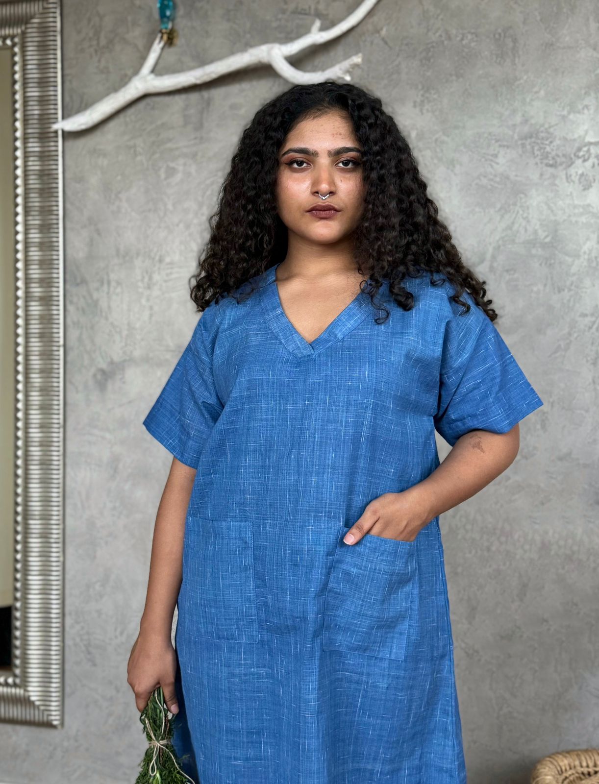 BLUE MUNDU SHORT DRESS