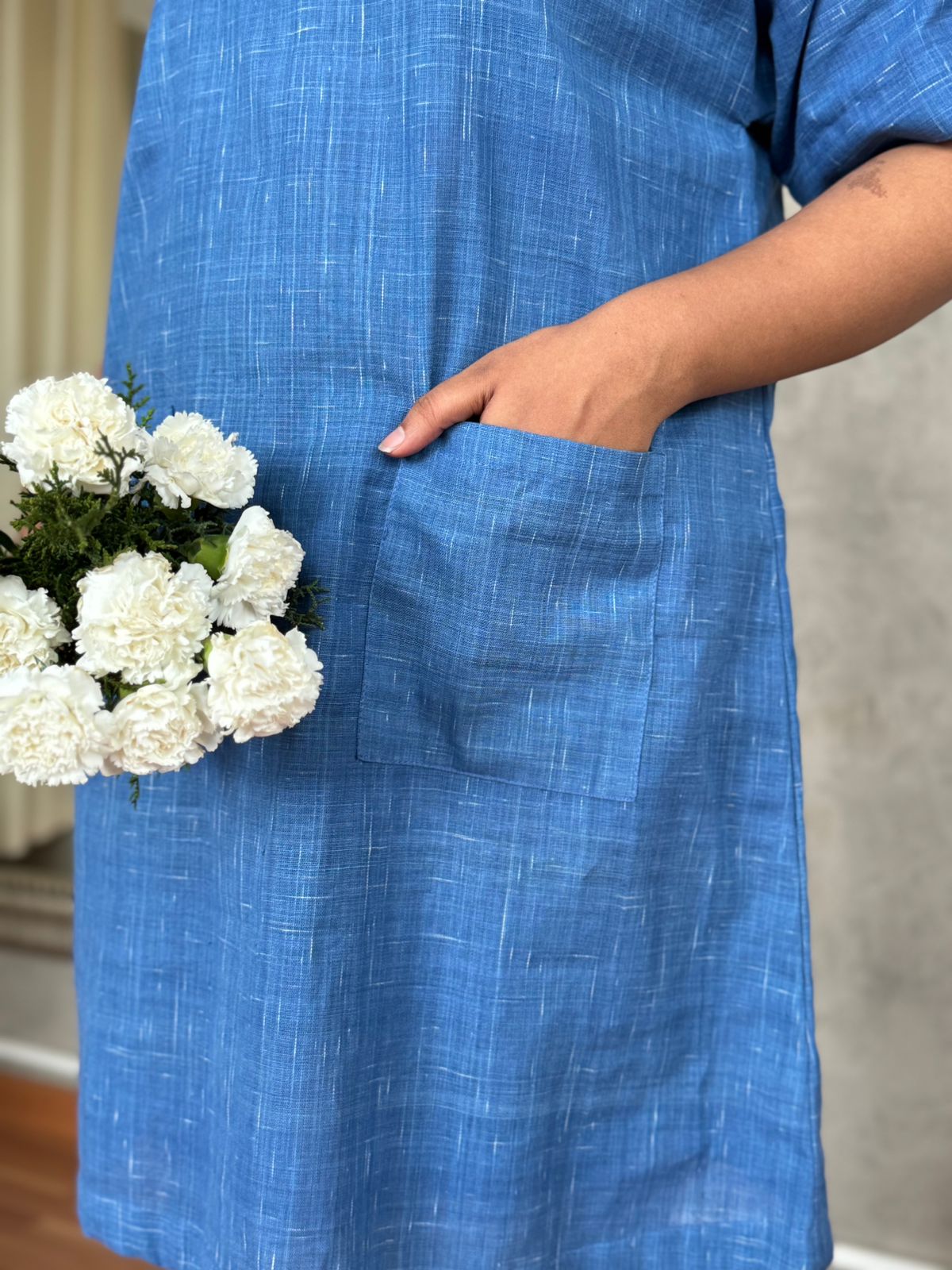 BLUE MUNDU SHORT DRESS