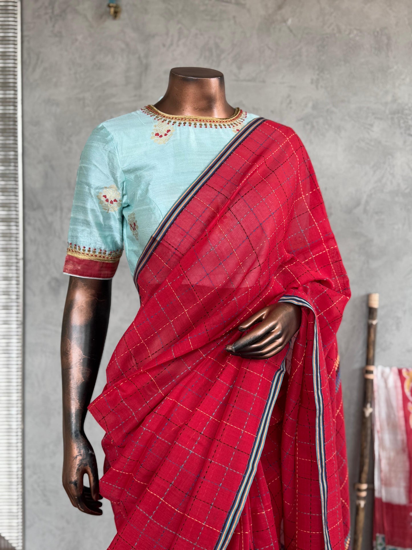 EMBROIDERED COTTON SAREE