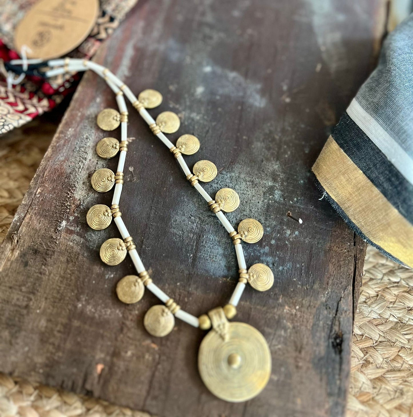 COLORED COIN PENDANT