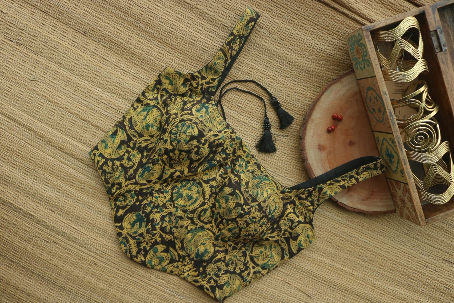 PEDANA KALAMKARI CORSET BLOUSE