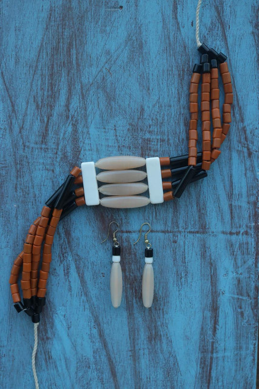 NAGA BEADED NECKPIECE