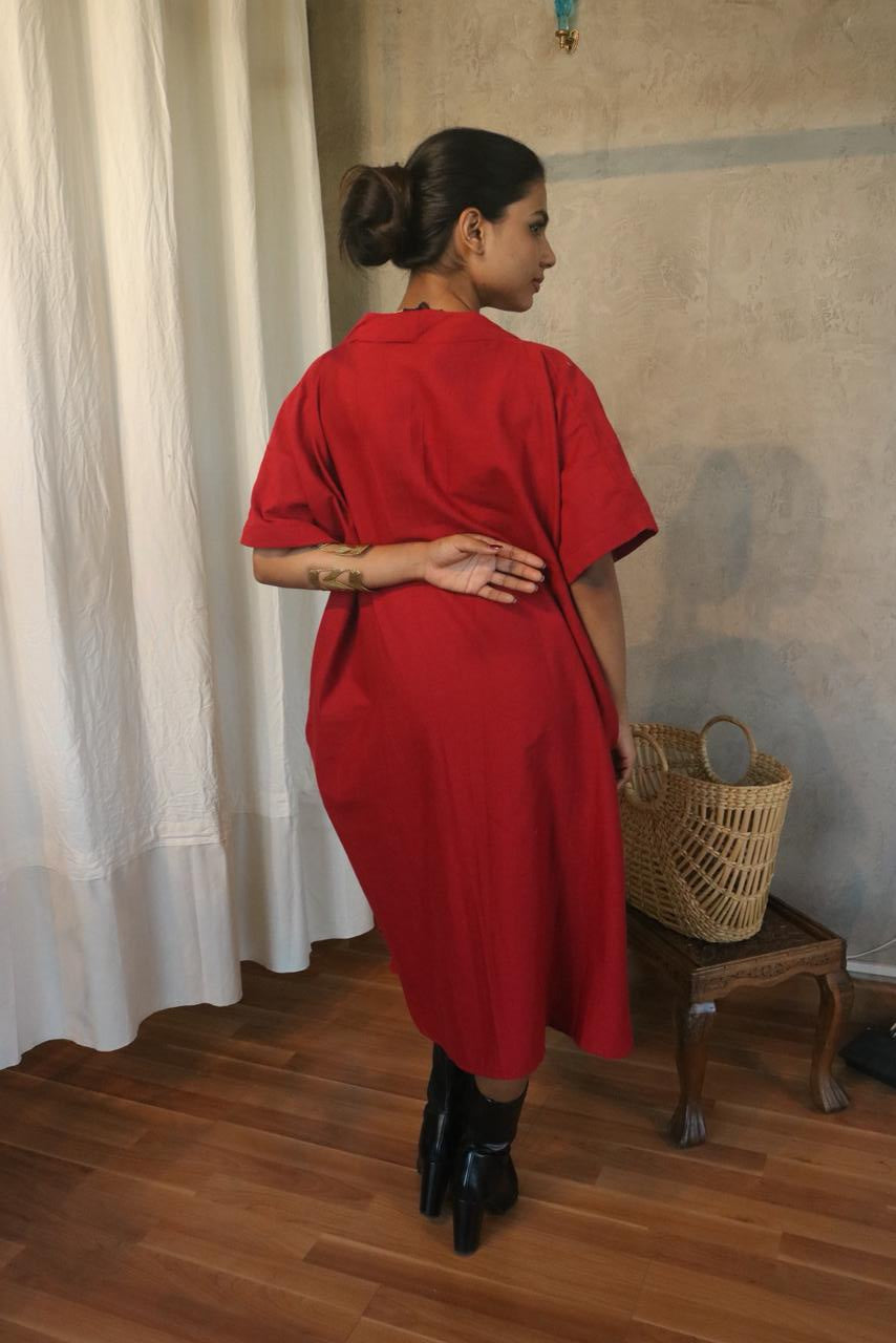 COTTON LINEN KAFTAN