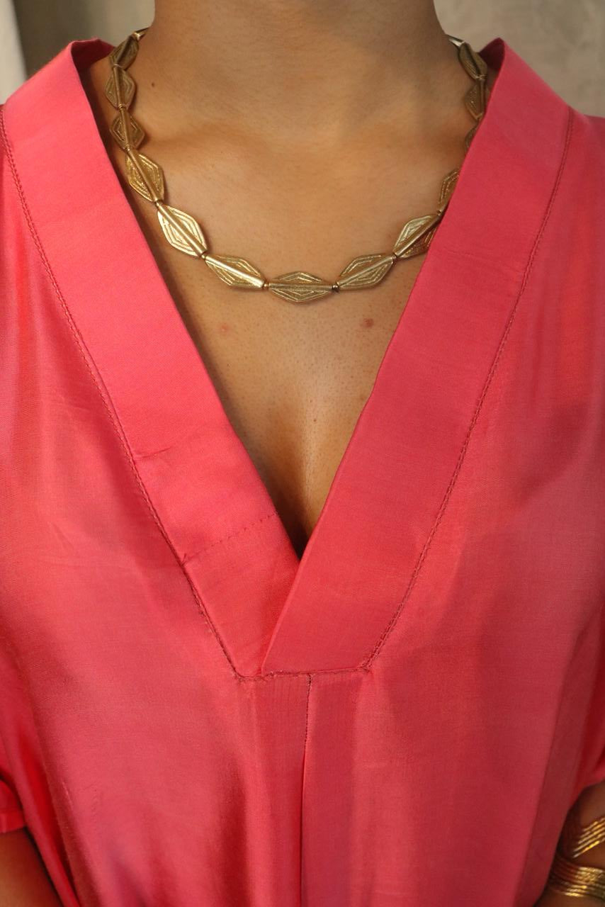 OMBRE DYED MODAL SILK KAFTAN