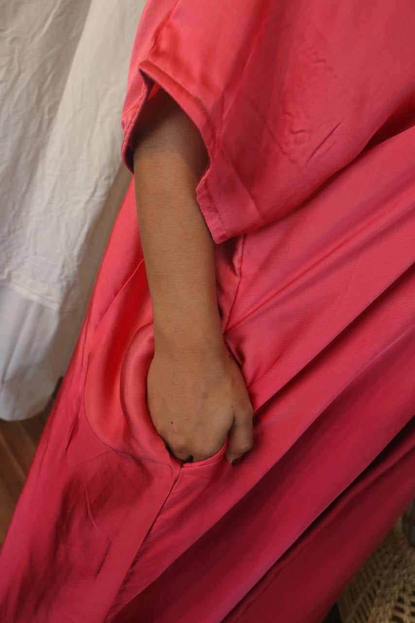 OMBRE DYED MODAL SILK KAFTAN