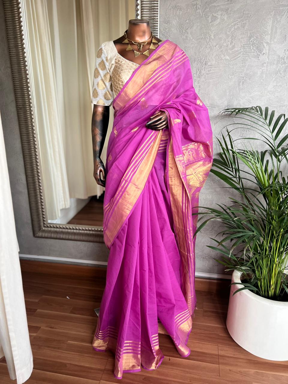 MAHABALI _VAMANAN KASAVU SAREE