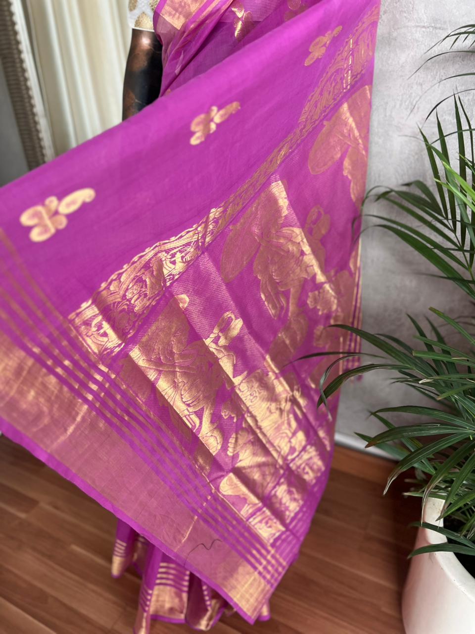 MAHABALI _VAMANAN KASAVU SAREE