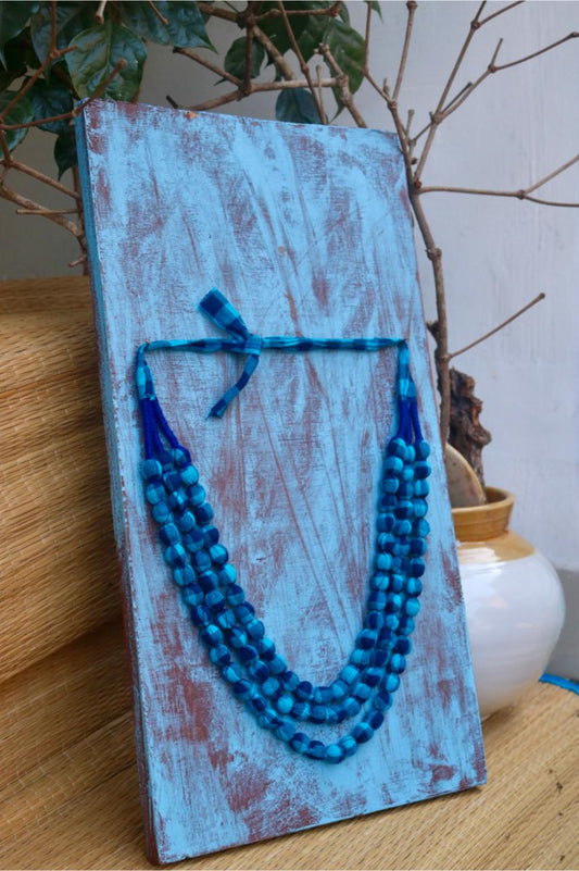 3 LAYER BEADED FABRIC MAALA
