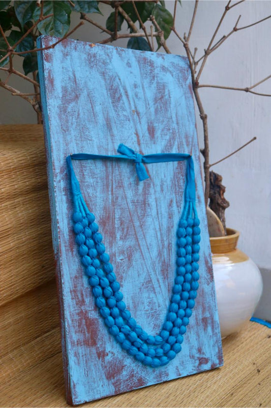 3 LAYER BEADED FABRIC MAALA