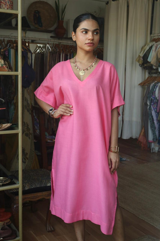 COTTON LINEN KAFTAN