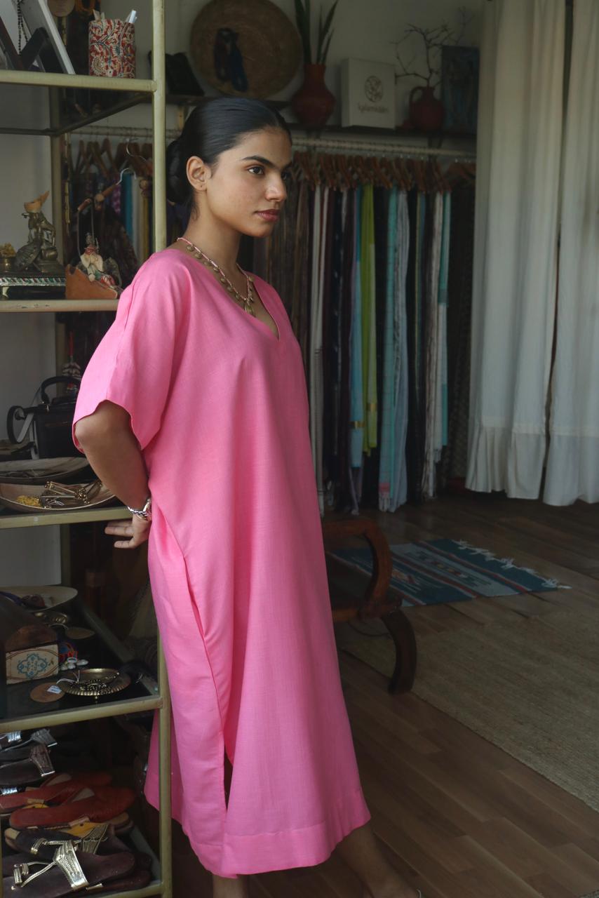 COTTON LINEN KAFTAN