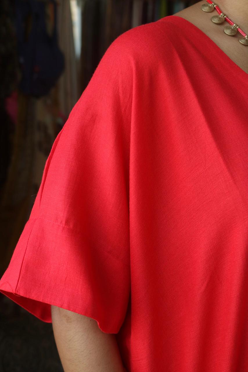 COTTON LINEN KAFTAN