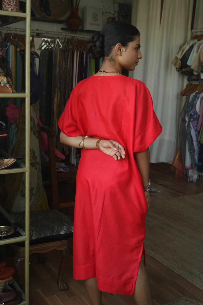COTTON LINEN KAFTAN