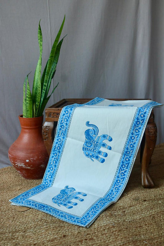 Blockprinted Table Runner-cotton