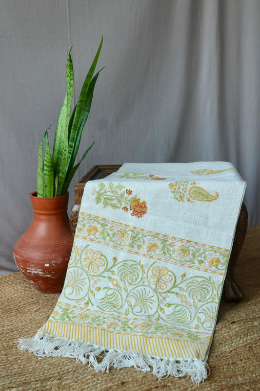 Blockprinted Table Runner-cotton