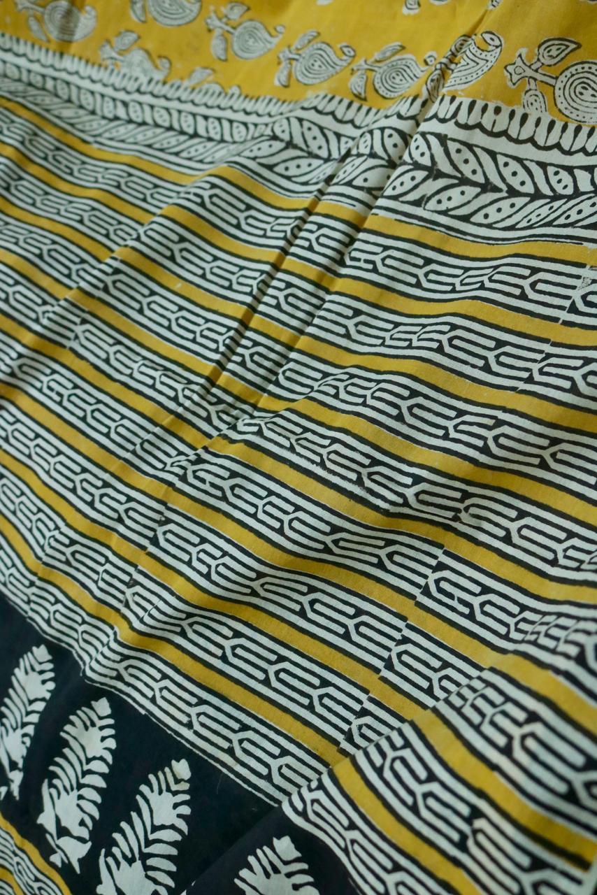 MULL COTTON PRINTED SAREE