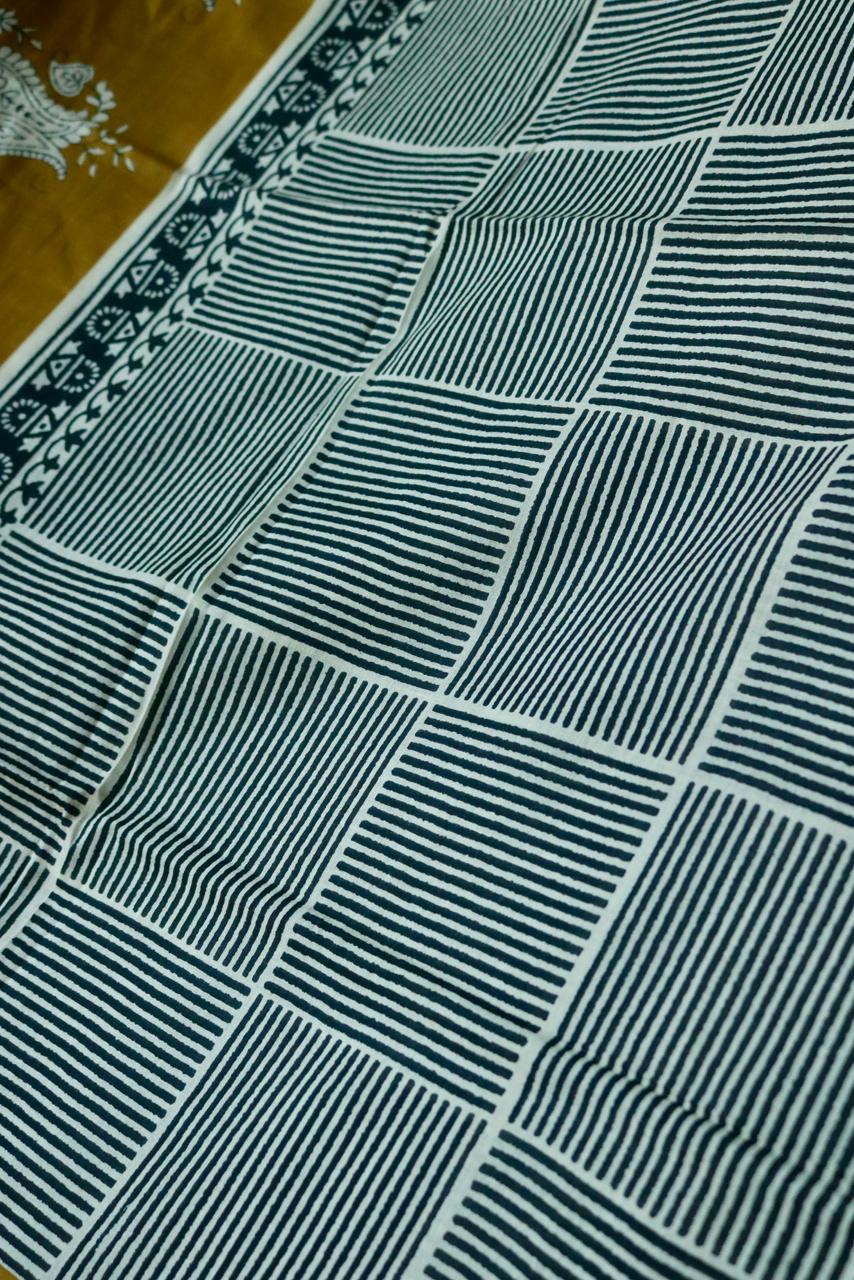 MULL COTTON PRINTED SAREE