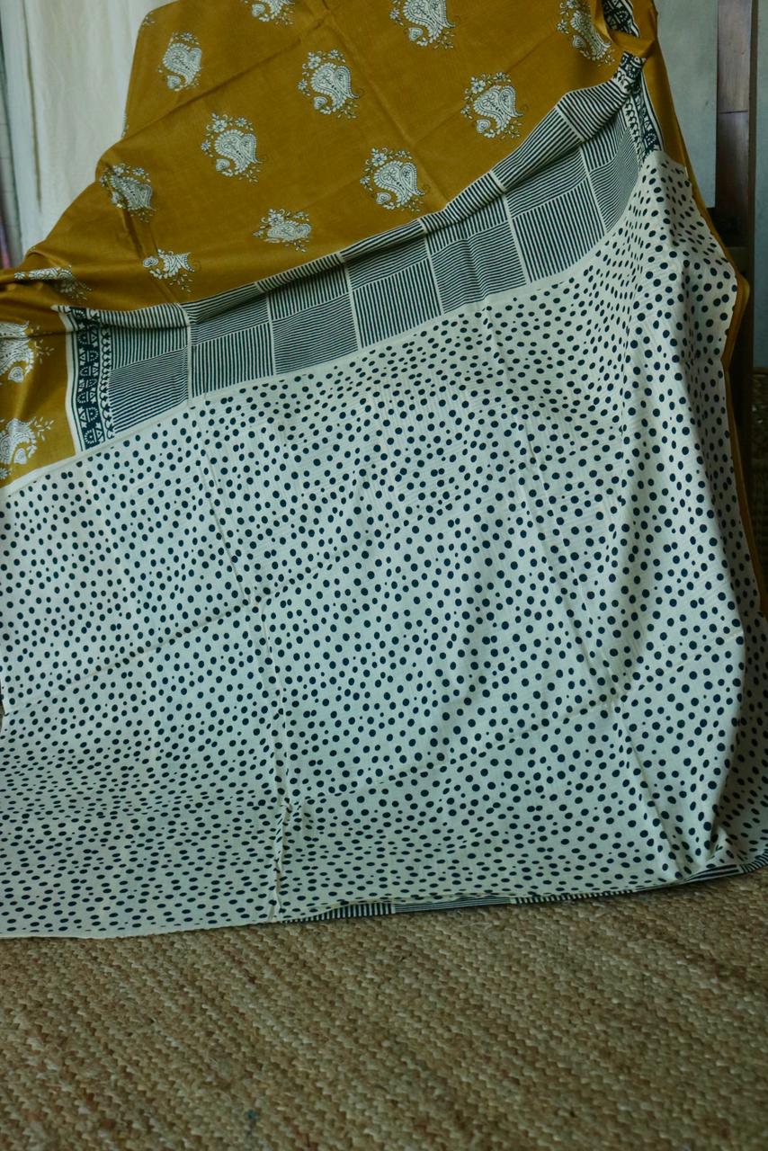 MULL COTTON PRINTED SAREE