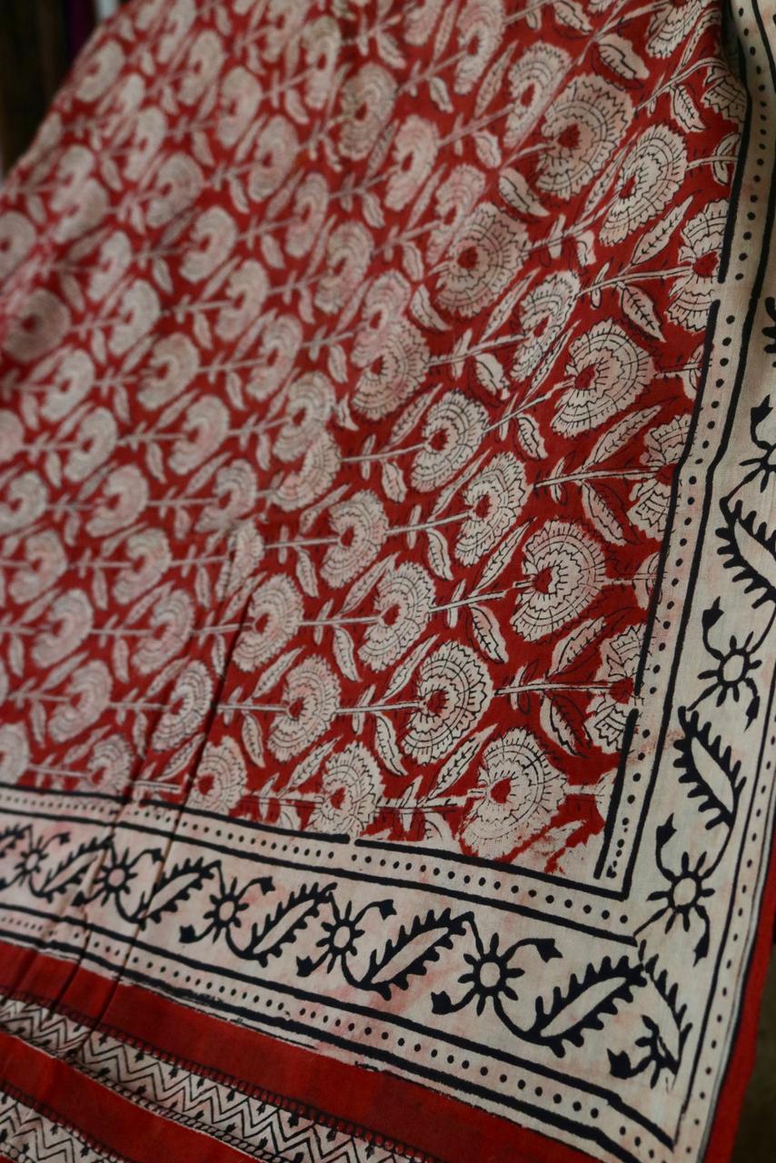 MULL COTTON PRINTED SAREE