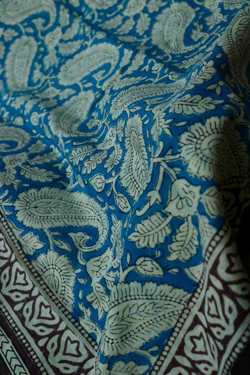MUL COTTON PRINTED SAREE