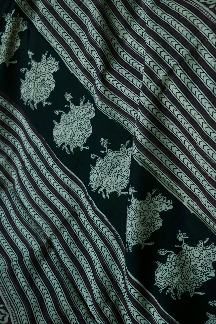 MUL COTTON PRINTED SAREE
