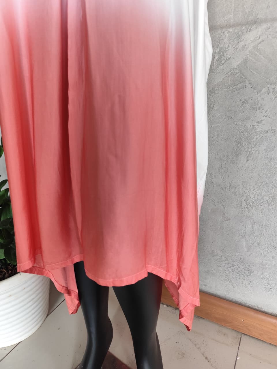OMBRE DYED MODAL SILK KAFTAN