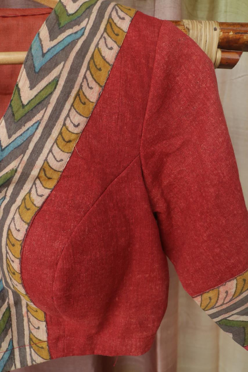 pen kalamkari blouse