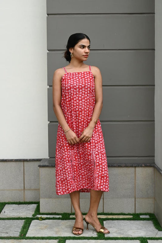 Blockprinted dress~Chameli