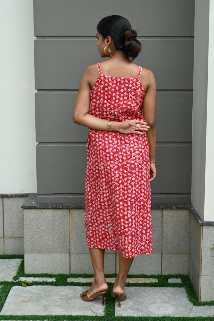 Blockprinted dress~Chameli