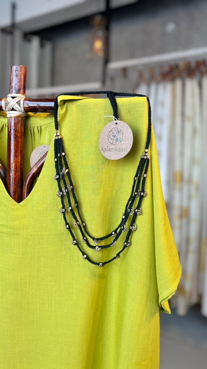 DHOKRA 3 LAYER NECKPIECE